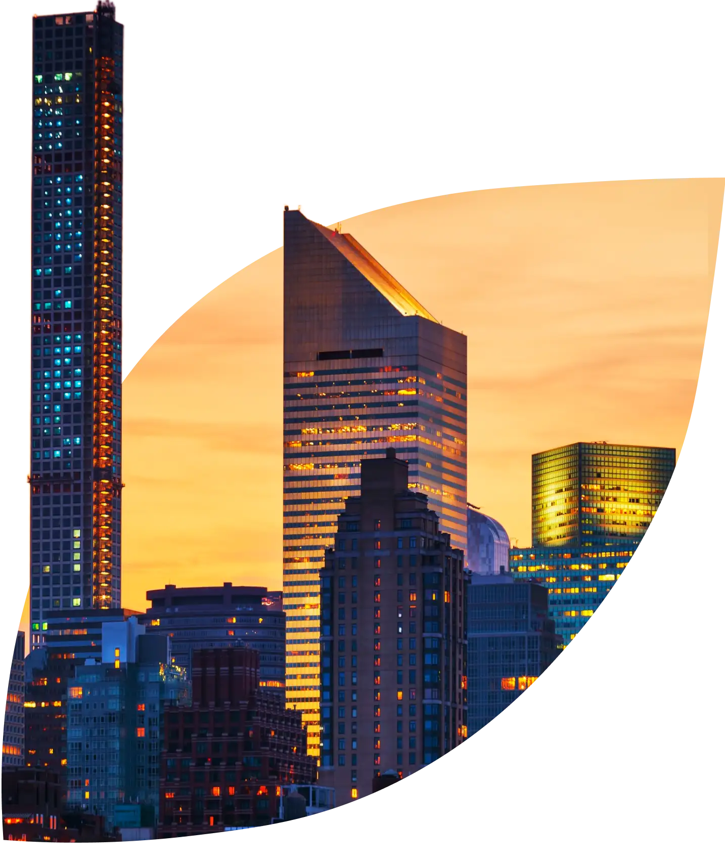 a couple of buildings