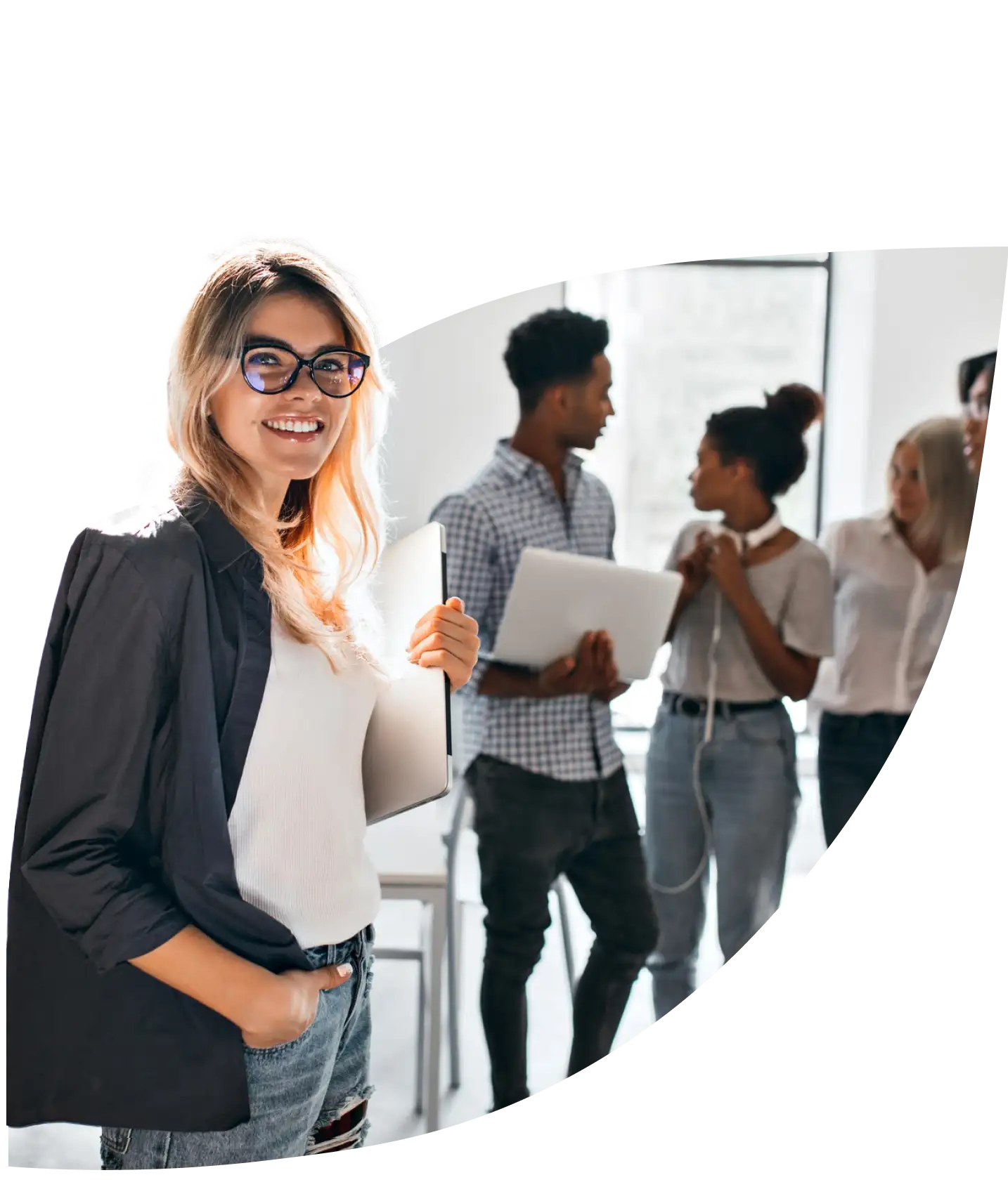 a group of employees